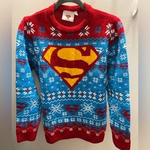 Superman: Kryptonian Ugly Christmas Sweater/Jumper - Large